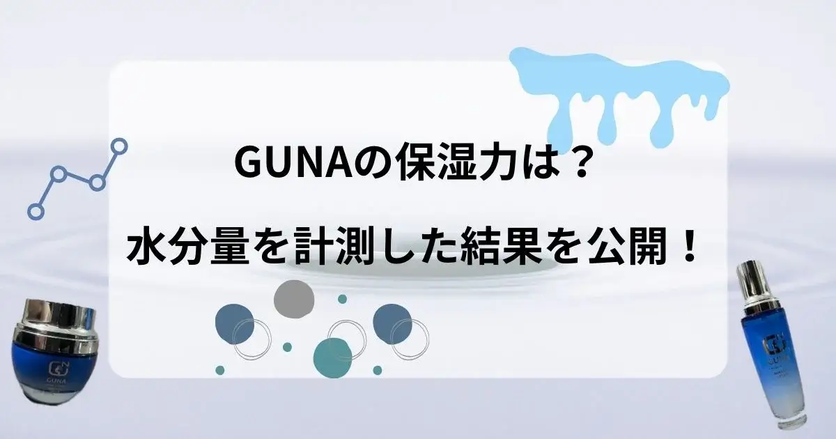 GUNAの保湿力は？